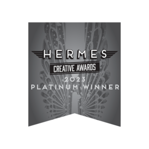 Hermes Creative 2023 Platinum winner