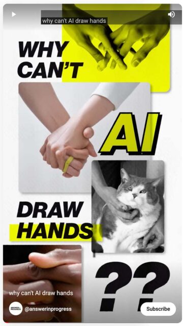 why can't AI draw hands?